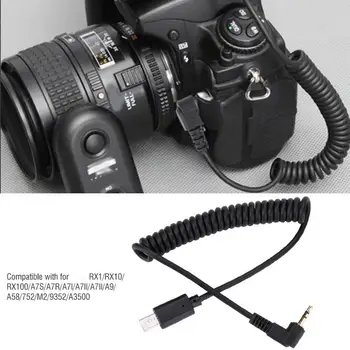 Vlife RM-VPR1 de 3,5 mm la 2,5 mm S2 Camera Cablu de Eliberare a Declanșatorului pentru Sony RX1/RX10/RX100/A7S/A7R/A7/A7II/A7III/A9/A58/77M2/99M2