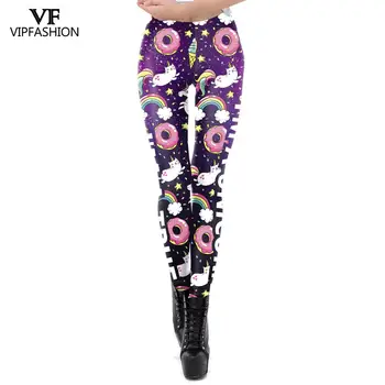 VIP MODA Unicorn Jambiere de Imprimare 3D pentru Femei Îmbrăcăminte de Talie mijlocie Pantaloni Sexy Slim Casual, Costum de Iarnă, Jambiere Skinny Femei
