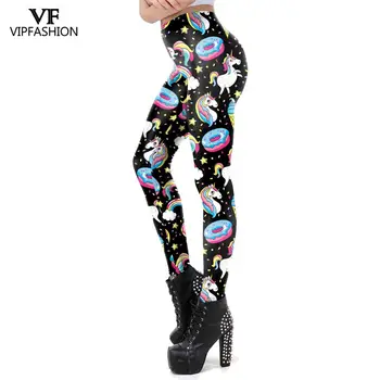 VIP MODA Unicorn Jambiere de Imprimare 3D pentru Femei Îmbrăcăminte de Talie mijlocie Pantaloni Sexy Slim Casual, Costum de Iarnă, Jambiere Skinny Femei