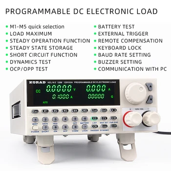 KORAD KEL103 300W 120V 30A Electrice Profesionale de Programare, Control Digital DC Sarcină Sarcinile Electronice Tester Baterie de Încărcare