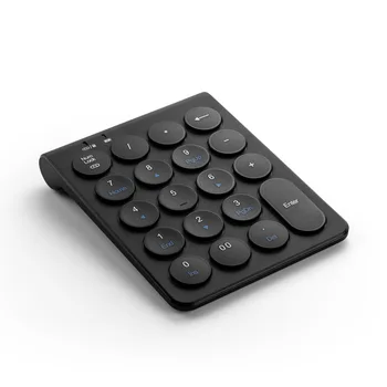 Mini fără Fir Bluetooth Tastatura Numerică pentru IPad Rotund Tastelor Tastatura Numerică Tastatura Numerică pentru Registru de Numerar Finanțe Tastatura