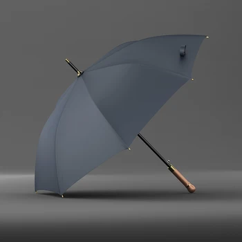 OLYCAT Lung și Drept Umbrela Mâner Curbat Umbrela de Business de Înaltă Calitate Mâner de Lemn 8k Moda