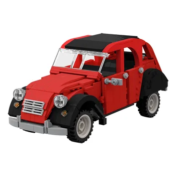 MOC Citroen 2CV Dolly Simulare Colecție de Mașini de Model 760pcs Blocuri Diy Cărămizi de Învățământ Xtmas Cadou Pentru Copii Copil