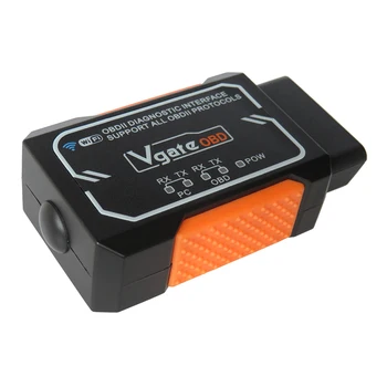 Vgate Elm327 WIFI Wireless Auto OBD2 Scanner cu cip PIC18F2480 Adapter Instrument de Scanare de diagnosticare OBDII Pentru ios android