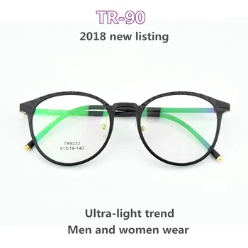 2018 Nouă Rundă de Ochelari Cadru Transparent TR90 Tocilar moda Vintage, Rame de Ochelari Pentru Femei, Bărbați Accesorii Ochelari Rame