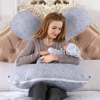 Sarcina Perna Femei Partea De Dormit Gravide Maternitate Perne Corp Plin Formă De U Pernă Timp De Dormit Perna Fata De Perna Lenjerie De Pat