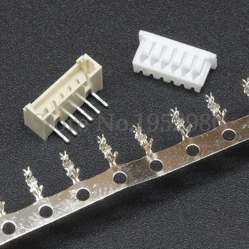 100 Set de 1.25 mm Pas Conector Micro JST Verticale Curbate Pin 2/3/4/5/6/7/8/9/10/11/12P ( Pin Header + Carcasa + Terminal )