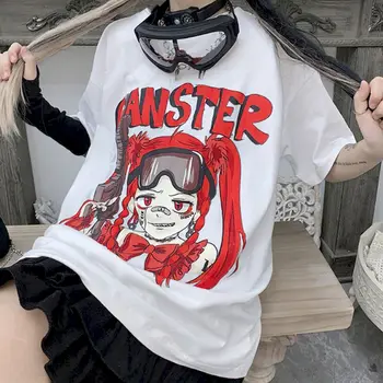 NiceMix cartoon graphic tee tricou femei graffiti tricou fata de imagine camasi de vara topuri plus dimensiune t-shirt anime cuplu haine