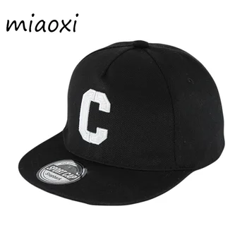 Miaoxi New Sosire Copii Scrisoare de Vară Șapcă de Baseball Pentru Baieti C Hip Hop Reglabil Casual Unesex Scoala de Moda Pălării Capace Fata