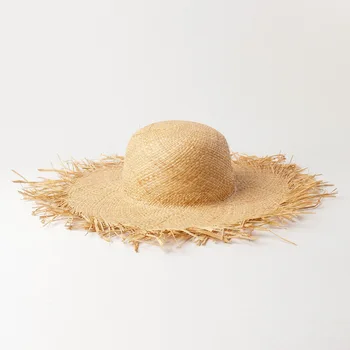 En-gros de Rafie de Răcire Copii Vara Pălărie de Soare Fetele Mari Plaja de Refuz de Pălărie Floppy Părinte-copil UV Pălării