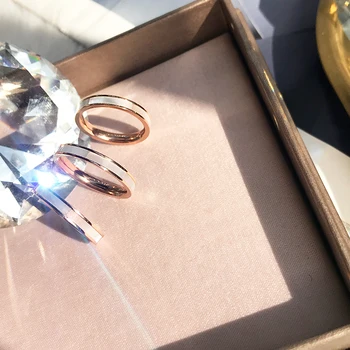 YUN ORA Nouă Sosire Moda Chic Shell Deget Inel de Aur a Crescut de Culoare de Femeie Cadou Oțel de Titan Bijuterii Niciodată nu se Estompeze Picătură de Transport maritim