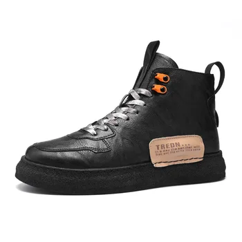 Negru în aer liber, pantofi de sport de înaltă calitate casual barbati pantofi confortabili pantofi de bumbac cald Martin cizme pantofi casual NanX371