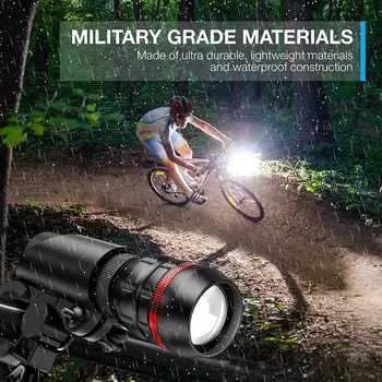 2021Super Biciclete Luminoase de Lumină LED-uri Impermeabil Zoom Faruri luminile din Spate Bicicleta Lumina cu Lumina de Decantare