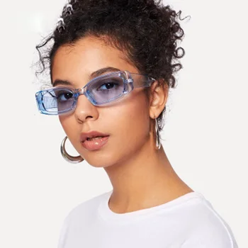 În 2020, de Înaltă Calitate ' 90 ochelari de Soare Brand de Lux de Călătorie Mic Dreptunghi ochelari de Soare unisex Vintage Oculos Lunette De Soleil Femme