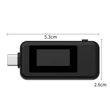 Tip c Multifunctional Dual USB Voltmetru Tester de Siguranță Monitor DC Voltmetru Digital Tensiunea Actuală Metru Pentru a Proteja Dispozitivul
