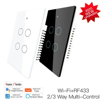120 Model NE 4 Gasca Smart Switch Smart Life/Tuya Aplicația Multi-Control Asociere Control Vocal Cu Alexa de Start Google Modulul Inteligent