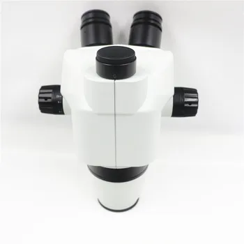 XSZ6745 Simul-Focal Microscop Stereo Trinocular cu Zoom 6.7 X-45X Cap cu Ocular 20X