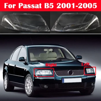 Auto Frontal Capac pentru Faruri Pentru Volkswagen Passat B5 Anii 2001-2005 Abajur de Lampă lumină Shell Lentile de sticlă 3B7941018F 3B7941017F