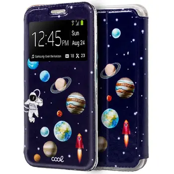 Caz Flip Cover Samsung A505 Galaxy A50/A30s Desene Astronau