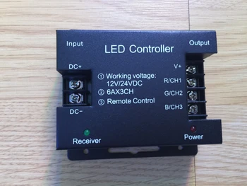 12-24V LED-uri controler touch LED controllerThe RF toate atinge controler RGB 12 la 24 v, LED strip lumină controler controler