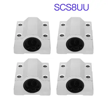 4buc SCS6UU SCS8UU SCS10UU SCS12UU SCS16UU SCS20UU Liniar Rulment Bloc Router CNC 3D Printer Piese