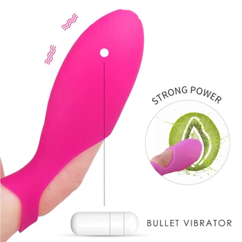 G-spot Deget, Vibrator Mini Vibratoare Jucarii Sexuale pentru Femei Pentru Orgasm Stimulator punct G Masaj Adult Produs Pentru Femei Masturbator