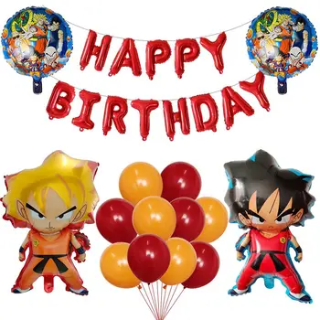 1set desene animate WUKONG Balon Dragon Aer Globos Fericit Ziua de naștere Partidul Decor Jucarii Copii Super-Erou Balon Jucării pentru Copii