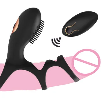 10 Viteze Vibratoare Inel de Siguranță pentru Adulți Penis Intarziere Ejaculare Penis Vibrator Inel G Spot Stimulator Clitoridian Jucarii Sexuale de Cuplu