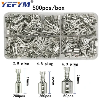 YEFYM SN-48BS sertizare clesti 0.25-1.5mm2 23-16AWG cu tab 2.8 4.8 6.3 mm cutie de borne conector Auto sârmă electrician instrumente