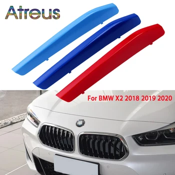 Atreus 3pcs Masina 3D Grila Fata Echipare Sport, Benzi de Acoperire Autocolante Pentru Noul BMW X2 F39 2018 2019 2020 M Accesorii electrice
