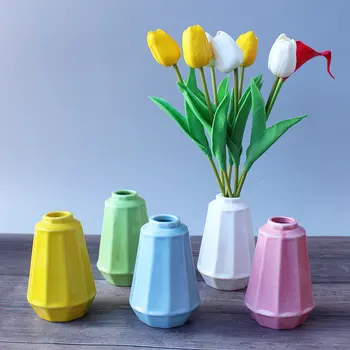 Nordic Minimalist Vaze Ceramice cu Ornamente de Flori Uscate de Flori Aranjament Creativ Art Cameră de zi cu TV Cabinet Desktop Decor