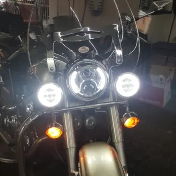 Motociclete de 7 inch Rotund cu Led-uri faruri/ 4.5 Inch LED Trece proiectoare Ceata/ 7