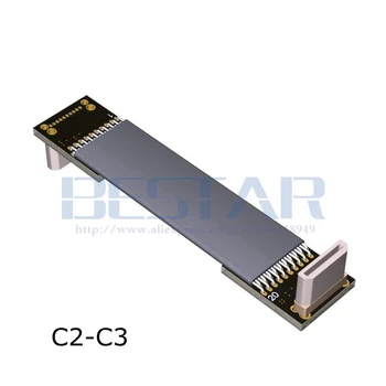 C2-C Mini HDMI 2.0 FPV unghi Până la Mini HDMI Tip C în Sus în Jos Cot de sex masculin de sex Feminin 20pin 4K/60Hz tv HD FPC Cablu 5cm - 10m 1M 2M