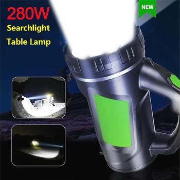 280W Impermeabil Proiector Portabil cu Lumina de Lucru Urgență Lanterna LED-uri Lanterna Super-Luminos Camping Lanterna Lumina Reflectoarelor