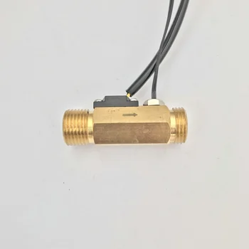 USC-HS21TLT corp din alama cu efect hall senzor de debit de apă cu senzor de temperatură NTC50K 1-30L/min sex masculin G1/2