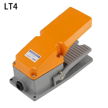 LT4 comutator de picior din aluminiu caz pedală comutator pedală de comandă pentru mașini-unelte de argint de contact