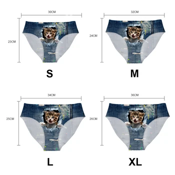 FORUDESIGNS Chiloți pentru Femei cu Animale 3d Bulldog de Imprimare Non-trace fără Sudură Mid-Rise Lenjerie Sexy, Lenjerie din Bumbac Natural Boxeri