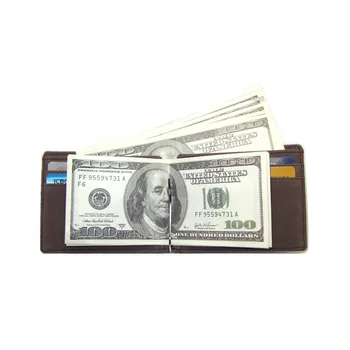 Oamenii Bifold de Afaceri din Piele Portofel de lux de brand celebru ID-ul de Card de Credit, cărți de vizită portofel magic Money Clipuri 2020