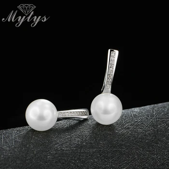 Mytys White Pearl Cercel pentru Femei Pret en-Gros Bijuterii Perla Picătură Cercei Moda CE259