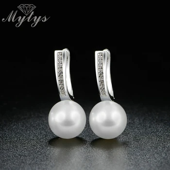 Mytys White Pearl Cercel pentru Femei Pret en-Gros Bijuterii Perla Picătură Cercei Moda CE259