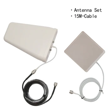 2G 3G 4G LTE Amplificator de Semnal de Antenă Stabilit Pentru Repetor de Semnal 11dBi în aer liber Antena + 9dBi Panoul de Antenă +15 Metri Cablu Coaxial