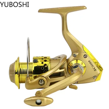 YUBOSHI Noi SC1000-7000 Rolă de Pescuit Crap, Spinning de Carbon din Față Trage 12BB 5.5:1 Raport de transmisie Bobină cu Barca pe Mare Tambur