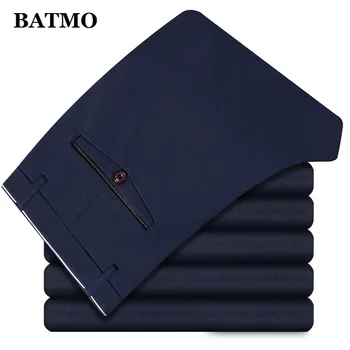 BATMO 2020 new sosire de înaltă calitate, pantaloni casual barbati,barbati smart casual pantaloni,elastic pantaloni,plus-size 1828