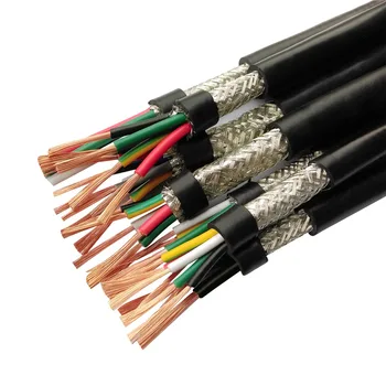 5 Metri Ecranat cablu Electric RVVP 5 6 7 Core 0.15/ 0.3/ 0.5 / 0.75 / 1.0 / 1.5 mm Control de Semnal Cablu de Sârmă de Cupru
