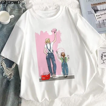 De vară 2020 nou Super-Mama tricou Femei Dragostea Mamei Print T-shirt Alb, Harajuku Tricou Vogue casual amuzant streewear Topuri tricouri