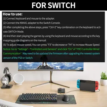 Delta essentials Tastatura și Mouse-ul Converter pentru PS4/PS3/Nintendo Comutator/Xbox One Console de Joc FPS PUBG/Call of Duty