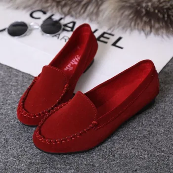 Pantofi pentru femei 2020 nou liber de vară de moda pe tot parcursul pantofi plat pentru femei Doudou net pantofi rosii pantofi mamei