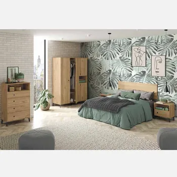 Tăblie pat Clim stil Industrial stejar glod cameră dormitor căsătorie 160x50 cm