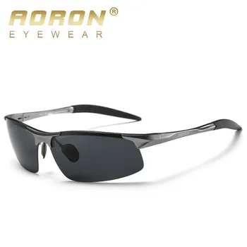 AORON Aluminiu Brand Nou Polarizat ochelari de Soare pentru Barbati Ochelari de Soare Moda Călătorie de Conducere de sex Masculin Ochelari de Oculos Gafas De Atât