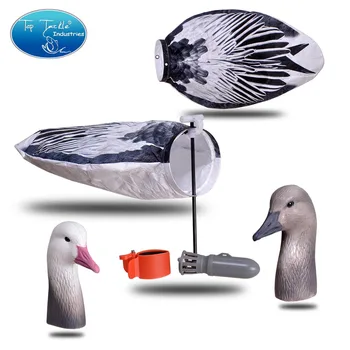 Puncte de vânzare fabrica Pliabil Cap 3D Blue Goose Windsocks Pentru Vânătoare